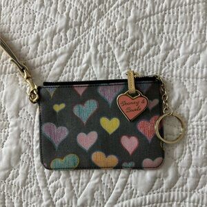 Dooney & Bourke Multicolor Heart Wristlet